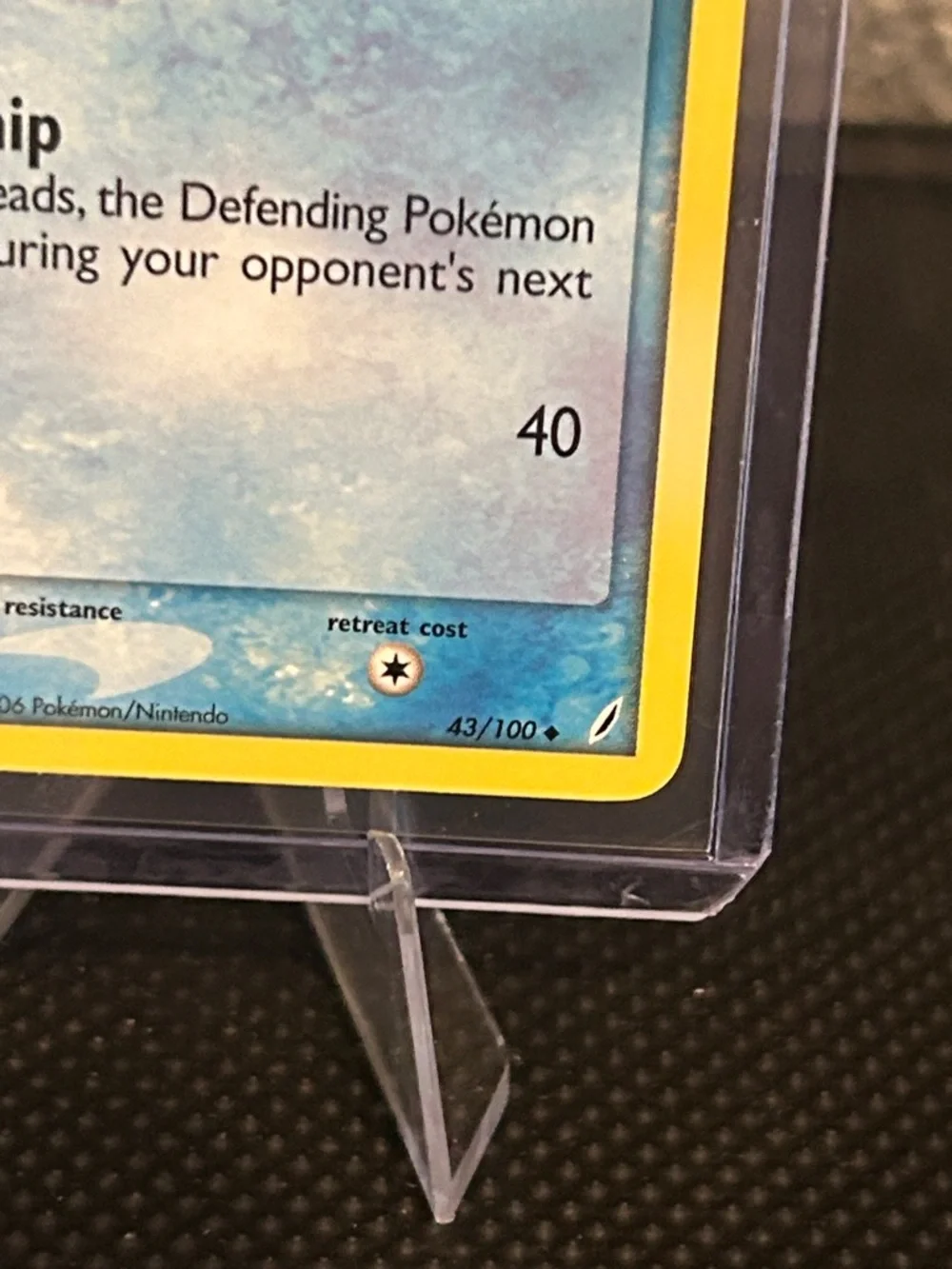 Pokemon Wartortle Non-Holo 43/100‎ from Vintage EX Crystal Guardians Set (2006)